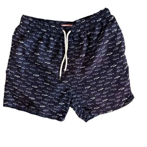 The Endless Summer Navy Fish Swim trunks XXL - Picture 2 of 12